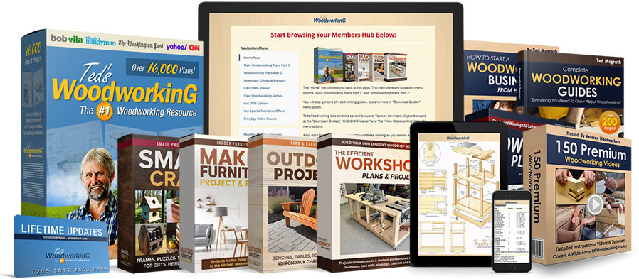Teds Woodworking Bonuses